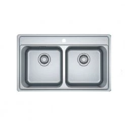 Νεροχύτης ανοξείδωτος FRANKE BELL 620 79x48 ένθετος λείος 3011850106