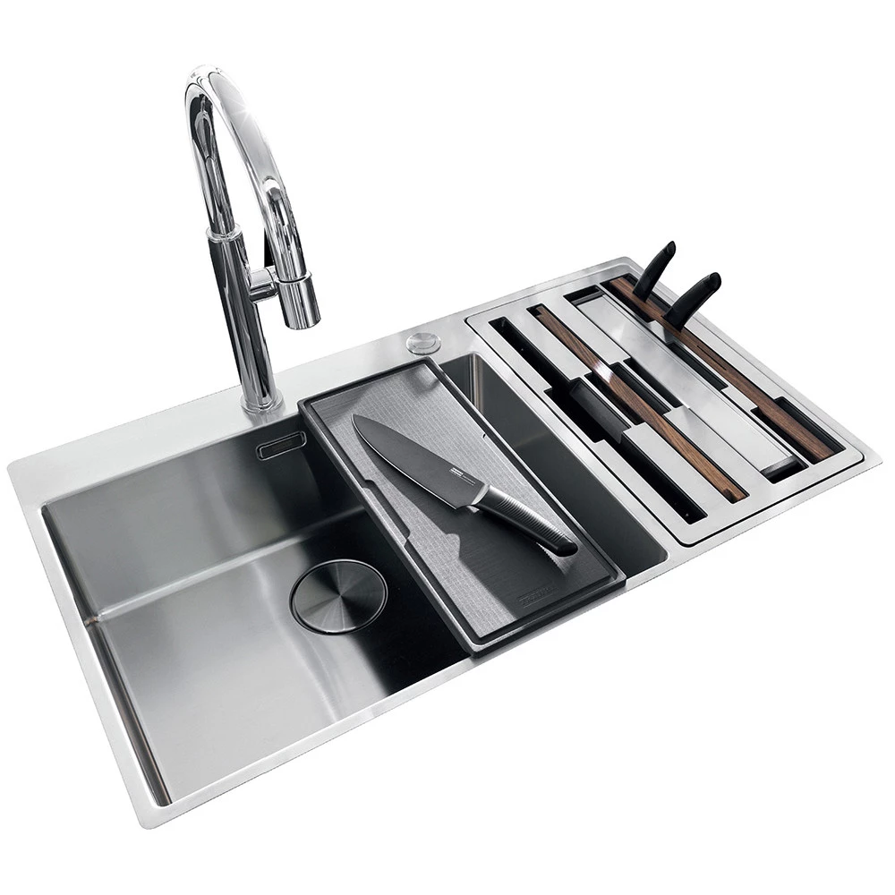 Νεροχύτης ανοξείδωτος FRANKE BOX CENTER BWX 220-54-27 86x51 Ραβδώσεις Αριστερά 3040100219 2 Νεροχύτης ανοξείδωτος FRANKE BOX CENTER BWX 220-54-27 86x51 Ραβδώσεις Αριστερά 3040100219 - Image 2