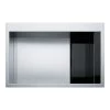 Νεροχύτης ανοξείδωτος FRANKE CRYSTAL LINE CLV 210 78x51,2 Μαύρο Κρύσταλλο 3011536327
