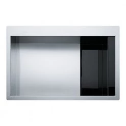 Νεροχύτης ανοξείδωτος FRANKE CRYSTAL LINE CLV 210 78x51,2 Μαύρο Κρύσταλλο 3011536327