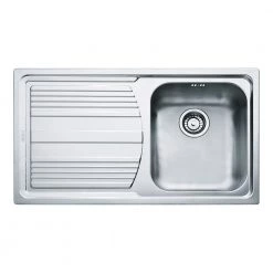 Νεροχύτης ανοξείδωτος FRANKE LOGICA LLX 611 86x50 Ραβδώσεις Αριστερά 3011663458