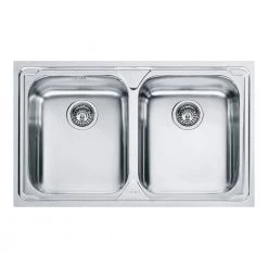 Νεροχύτης ανοξείδωτος FRANKE LOGICA LOX 620 λείος 86x50 3011444401