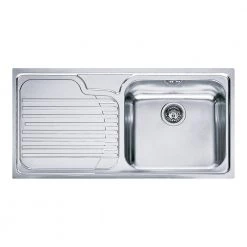 Νεροχύτης ανοξείδωτος FRANKE NEW INFINITO INX 611-N 100x50 Ραβδώσεις Αριστερά 3011464107