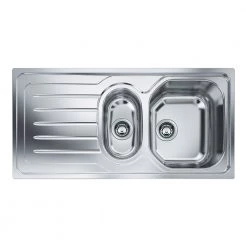 Νεροχύτης ανοξείδωτος FRANKE NEW VALUE OLX 651 λείος 100x50 3011551041