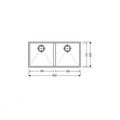 Εξώφυλλο -Ανοξείδωτοι Κατάστημα νεροχύτης ανοξείδωτος franke planar ppx 120 84x45 υποκαθήμενος 1