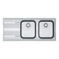 Νεροχύτης ανοξείδωτος FRANKE SMART SRX 621 116x50 Ραβδώσεις Δεξιά 3011750301