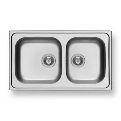 Νεροχύτης ανοξείδωτος PYRAMIS DORIAN 2B 86x50 107158501