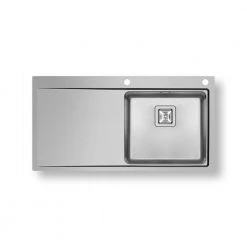 Νεροχύτης ανοξείδωτος PYRAMIS OLYNTHOS 1B 1D 100x52 Δεξιά γούρνα 108911301