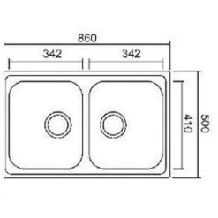 Νεροχύτης ανοξείδωτος ένθετος KARAG BL 887 86x50 Σατινέ -Ανοξείδωτοι Κατάστημα νεροχύτης ανοξείδωτος ένθετος karag bl 887 86x50 σατινέ 1