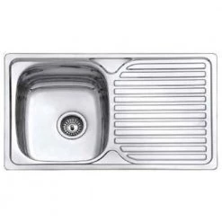 Νεροχύτης ανοξείδωτος ένθετος KARAG E 51 80x48 Σατινέ