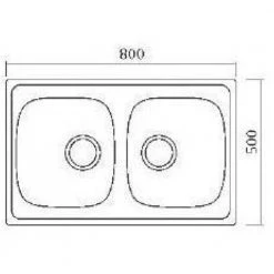 Νεροχύτης ανοξείδωτος ένθετος KARAG E 54 82x50 Σατινέ -Ανοξείδωτοι Κατάστημα νεροχύτης ανοξείδωτος ένθετος karag e 54 82x50 σατινέ 1