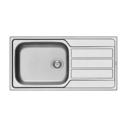 Νεροχύτης ανοξείδωτος ένθετος PYRAMIS ATHENA PLUS 1B 1D 100x50 107172701