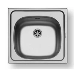 Νεροχύτης ανοξείδωτος ένθετος PYRAMIS E 33 46,5x43,5 100139701