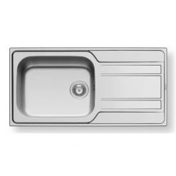 Νεροχύτης ανοξείδωτος ένθετος PYRAMIS ZEDA PLUS 1B 1D 100x50 107152701