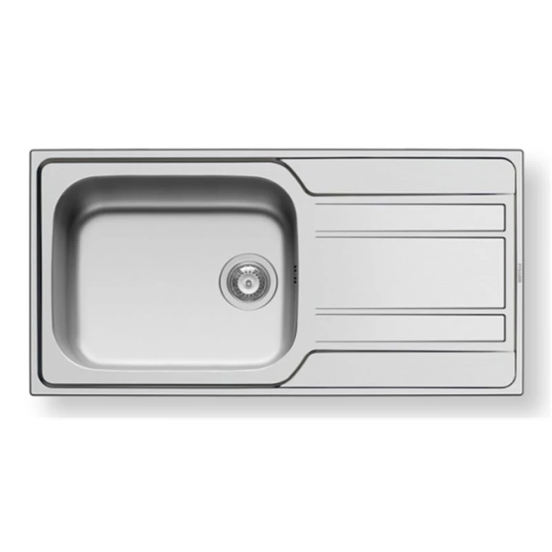 Νεροχύτης ανοξείδωτος ένθετος PYRAMIS ZEDA PLUS 1B 1D 100x50 107152701 1 Νεροχύτης ανοξείδωτος ένθετος PYRAMIS ZEDA PLUS 1B 1D 100x50 107152701