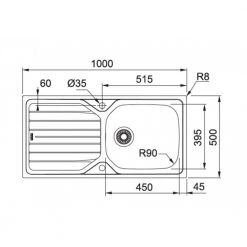 Εξώφυλλο -Ανοξείδωτοι Κατάστημα νεροχύτης ανοξείδωτος λείος eurodomo by franke reno 611 100 100x50 3011552224 1