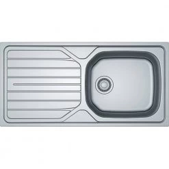 Νεροχύτης ανοξείδωτος λείος EURODOMO By FRANKE RENO 611-100 100x50 3011552224