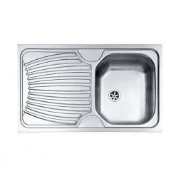 Νεροχύτης ανοξείδωτος λείος EURODOMO By FRANKE STAR 611 79x50 3011552214