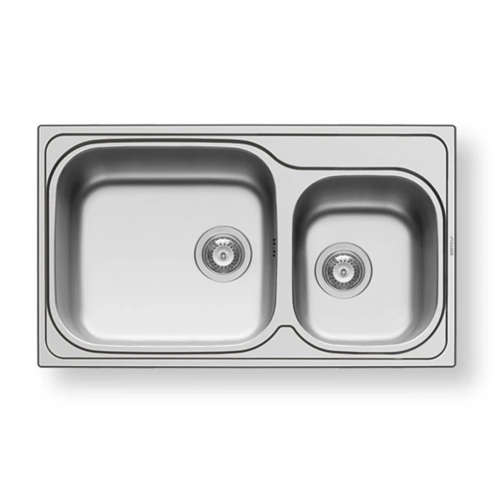 Νεροχύτης ανοξείδωτος σαγρέ PYRAMIS AMALTIA PLUS 2B 86x50 107125101 1 Νεροχύτης ανοξείδωτος σαγρέ PYRAMIS AMALTIA PLUS 2B 86x50 107125101