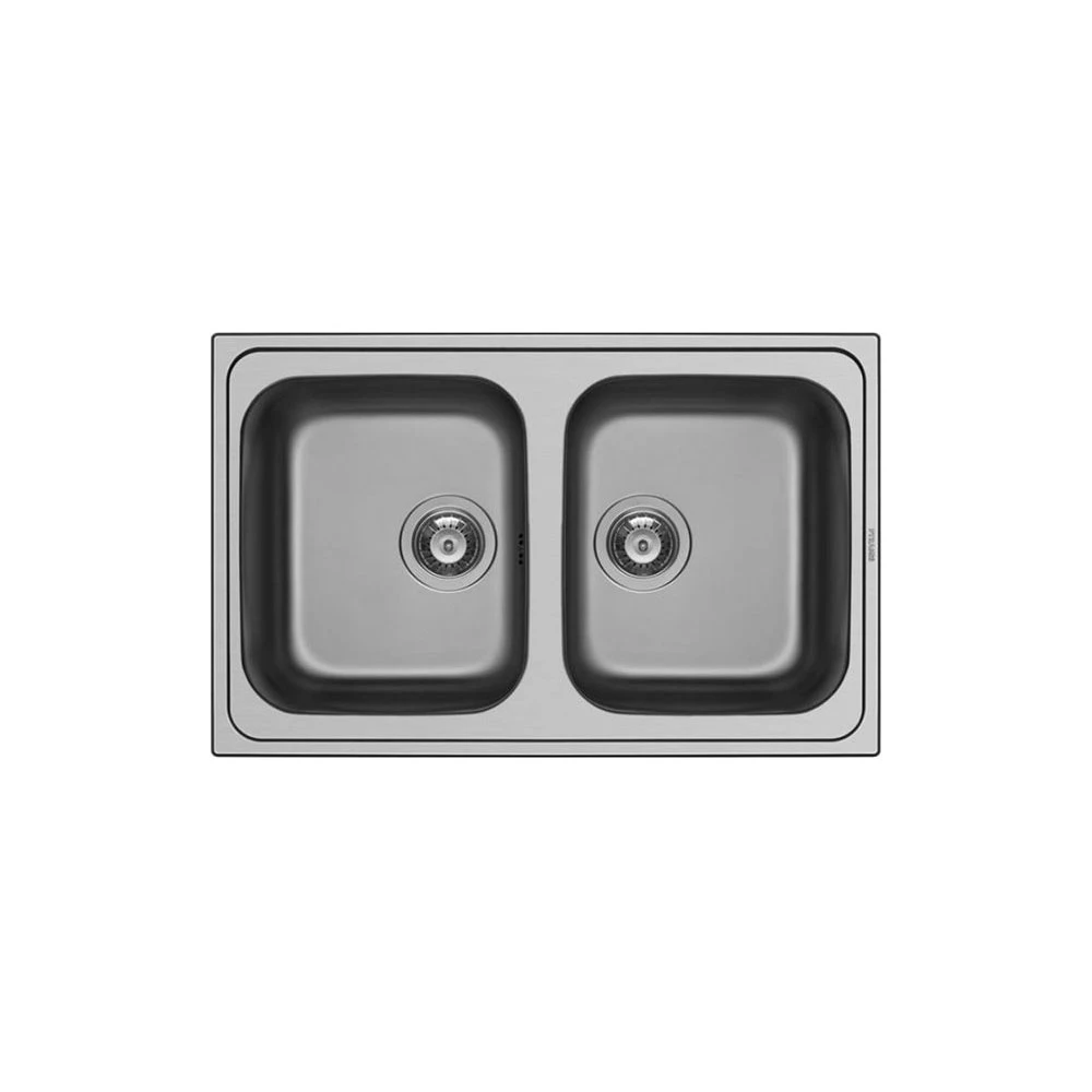 Νεροχύτης ανοξείδωτος σαγρέ PYRAMIS ATHENA EXTRA 2B 86x50 107163401 1 Νεροχύτης ανοξείδωτος σαγρέ PYRAMIS ATHENA EXTRA 2B 86x50 107163401