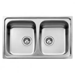 Νεροχύτης ανοξείδωτος σαγρέ TEKA UNIVERSO 79 2C 79x50 N.572.3EMS