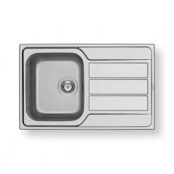 Νεροχύτης ανοξείδωτος σατινέ PYRAMIS ATHENA 1B 1D 79x50 100178701