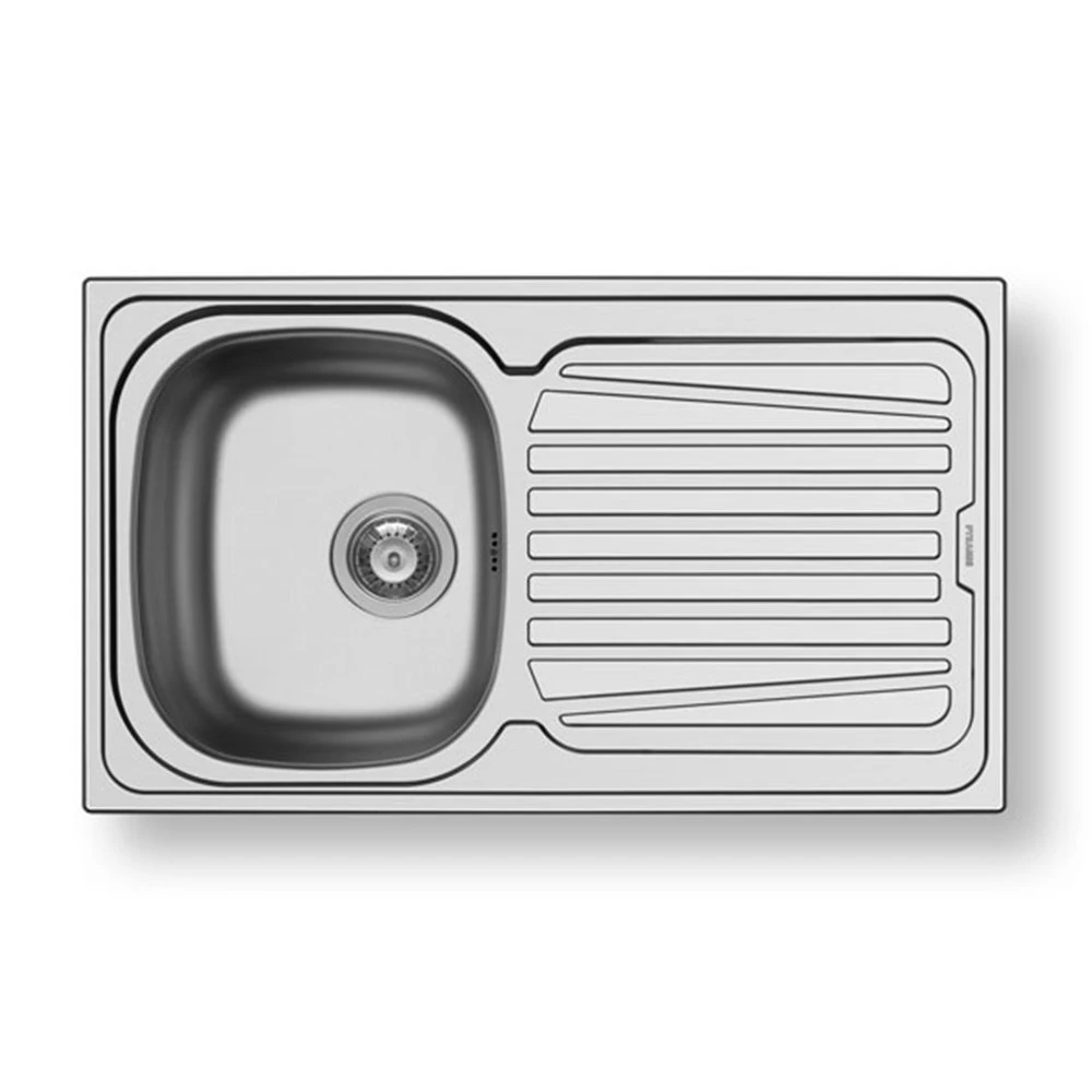 Νεροχύτης ανοξείδωτος σατινέ PYRAMIS SPARTA 1B 1D 86x50 100129801 1 Νεροχύτης ανοξείδωτος σατινέ PYRAMIS SPARTA 1B 1D 86x50 100129801