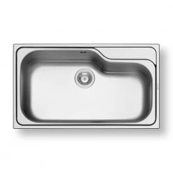 Νεροχύτης ανοξείδωτος σατινέ PYRAMIS TITAN 1B 86x50 100138201