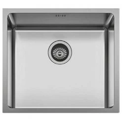 Νεροχύτης ανοξείδωτος υποκαθήμενος KARAG BL 794 49x44 Σατινέ