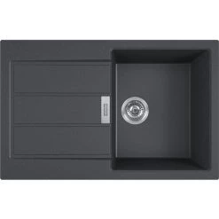 Νεροχύτης συνθετικος ένθετος FRANKE SIRIUS 2 611-78 78x50 Carbon Black 3149000221