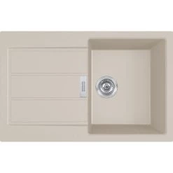 Νεροχύτης συνθετικος ένθετος FRANKE SIRIUS 2 611-78 78x50 Coffee 3149000222