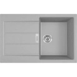 Νεροχύτης συνθετικος ένθετος FRANKE SIRIUS 2 611-78 78x50 Titanium Silver 3149000224