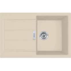 Νεροχύτης συνθετικός ένθετος FRANKE SIRIUS 2 611-78 78 X 50 Beige 3149000353
