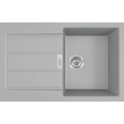 Νεροχύτης συνθετικός ένθετος FRANKE SIRIUS 2 611-78 78 X 50 Urban Grey 3149000347