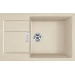 Νεροχύτης συνθετικός ένθετος FRANKE SIRIUS 2 611-78 XL 78 X 50 Beige 3149000352