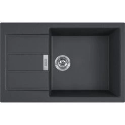 Νεροχύτης συνθετικός ένθετος FRANKE SIRIUS 2 611-78 XL 78x50 Carbon Black 3149000225