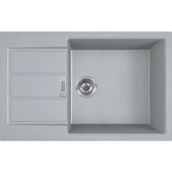 Νεροχύτης συνθετικός ένθετος FRANKE SIRIUS 2 611-78 XL 78x50 Titanium Silver 3149000228