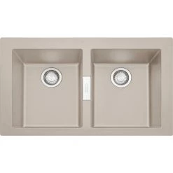 Νεροχύτης συνθετικός ένθετος FRANKE SIRIUS 2 620 86x50 Coffee 3149000230