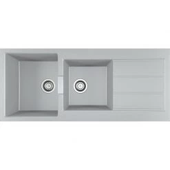 Νεροχύτης συνθετικός ένθετος FRANKE SIRIUS 2 621 116x50 Titanium Silver 3149000236