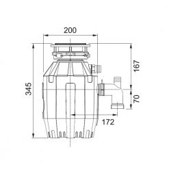 Σκουπιδοφάγος FRANKE TE 50 HEAVY DUTY 3102053930 με ηχομονωτικό κέλυφος -Ανοξείδωτοι Κατάστημα σκουπιδοφάγος franke te 50 heavy duty 3102053930 με ηχομονωτικό κέλυφος 2